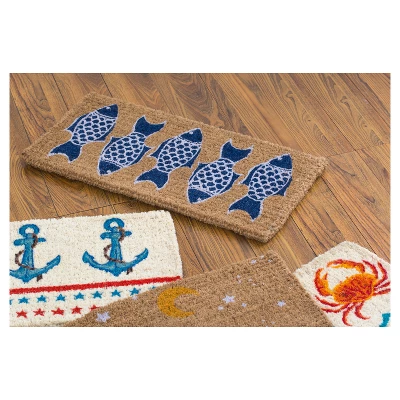 Natural Coir Fish Doormat (2'x3') - 3R Studios