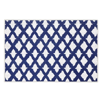 Sussexhome Floral Collection Cotton Heavy Duty Low Pile Area Rug , 2' X 3' - Image 9