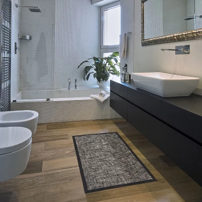 World Rug Gallery Basketweave Textline Anti-Fatigue Standing Mat - Image 7