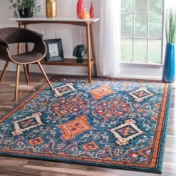 6'7"x9' Diamond Elayne Area Rug - NuLOOM