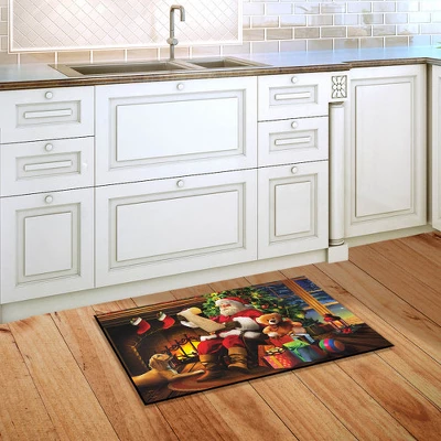 Briarwood Lane Naughty Or Nice Christmas Doormat Santa Claus Indoor Outdoor 30" X 18" - Image 3