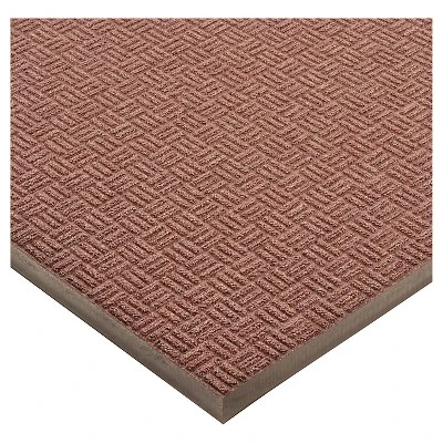 3'x4' Solid Doormat Burgundy/Black - HomeTrax - Image 4