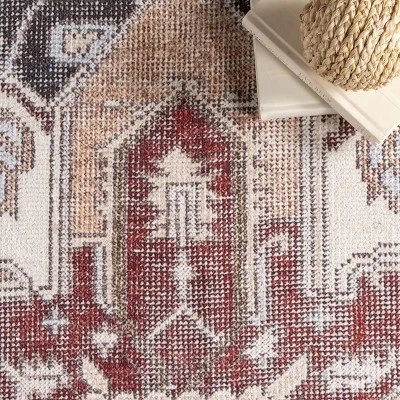 NuLOOM Miley Machine Washable Traditional Medallion Area Rug - Image 5