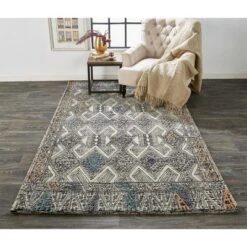 Arazad Transitional Geometric Area Rug