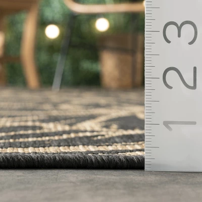 NuLOOM Onyx Seashell Indoor And Outdoor Patio Area Rug - Image 4