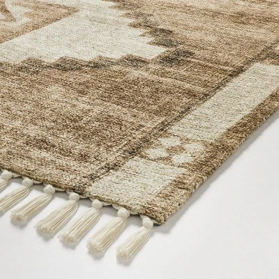 Double Medallion Persian Style Rug Tan - Threshold™ Designed With Studio McGee - Image 2