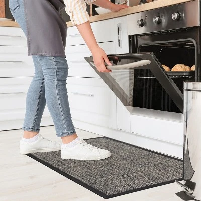 World Rug Gallery Basketweave Textline Anti-Fatigue Standing Mat - Image 10