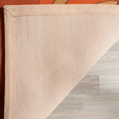 Telford Floral Tufted Rug Orange - Safavieh - Image 3