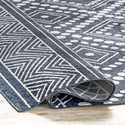 NuLOOM Phyllis Machine Washable Diamond Trellis Area Rug - Image 3