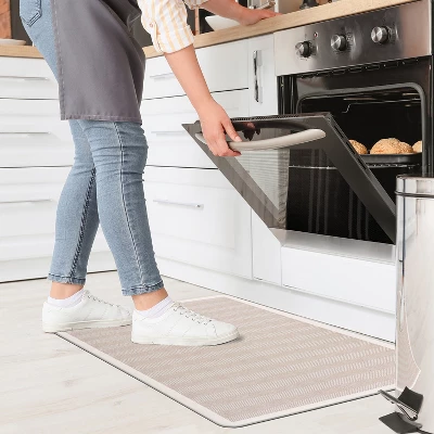 World Rug Gallery Chevron Boho Anti-Fatigue Standing Mat - Image 10