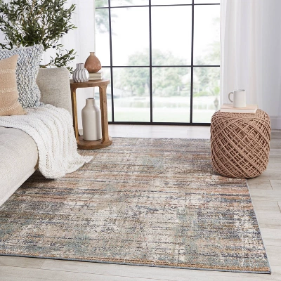Lysandra Abstract Area Rug Blue/Tan - Jaipur Living - Image 5