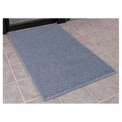 3'x4' Solid Dotted Doormat Blue - HomeTrax - Image 3