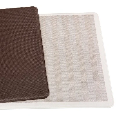 World Rug Gallery Chevron Boho Anti-Fatigue Standing Mat - Image 3