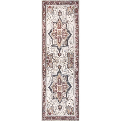 NuLOOM Miley Machine Washable Traditional Medallion Area Rug - Image 11