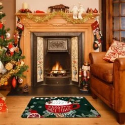 1'9"x2'7" Seasons Greetings Premium Comfort Anti - Fatigue Mat - Bungalow Flooring