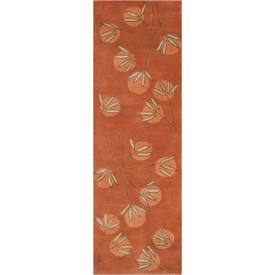 Telford Floral Tufted Rug Orange - Safavieh - Image 4