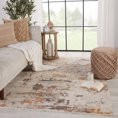Demeter Abstract Area Rug Ivory - Jaipur Living - Image 4