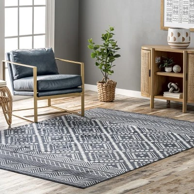 NuLOOM Phyllis Machine Washable Diamond Trellis Area Rug