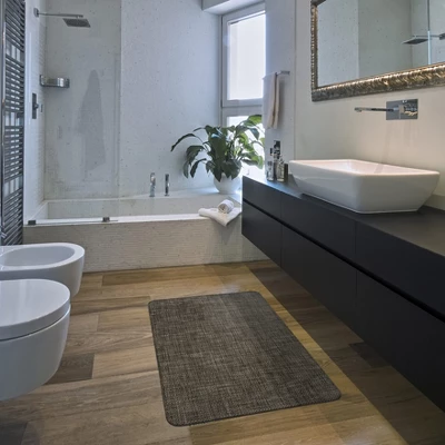 World Rug Gallery Textured Beige Anti-fatigue Mat - Image 7