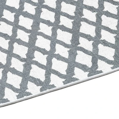 Sussexhome Floral Collection Cotton Heavy Duty Low Pile Area Rug , 2' X 3' - Image 4