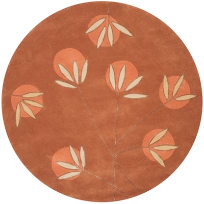 Telford Floral Tufted Rug Orange - Safavieh - Image 6