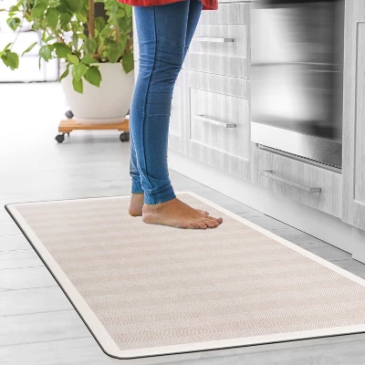 World Rug Gallery Chevron Boho Anti-Fatigue Standing Mat - Image 9