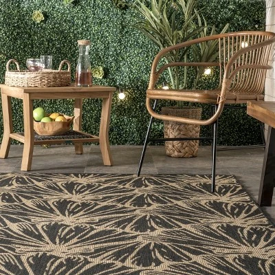 NuLOOM Onyx Seashell Indoor And Outdoor Patio Area Rug - Image 5