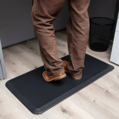 Floor Mat For Standing Desk Black - Mind Reader