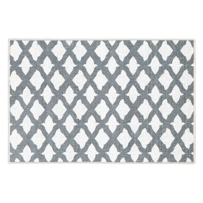Sussexhome Floral Collection Cotton Heavy Duty Low Pile Area Rug , 2' X 3' - Image 8