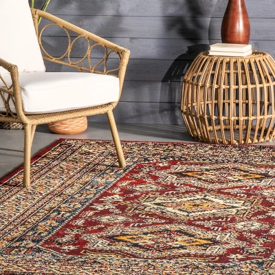 NuLOOM Indoor/Outdoor Transitional Medieval Randy Area Rug - Image 8
