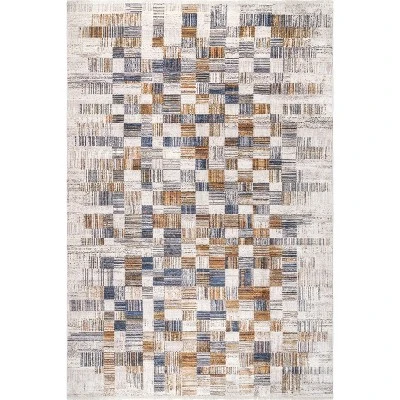 NuLOOM Mindy Faded Contemporary Tiles Fringe Area Rug - Image 13