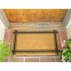 KAF Home Coir Doormat With Heavy-Duty, Weather Resistant, Non-Slip PVC Backing | 17 By 30 Inches, 0.6 Inch Pile Height | Perfect For Indoor And Outdoor Use