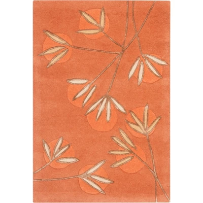 Telford Floral Tufted Rug Orange - Safavieh - Image 5