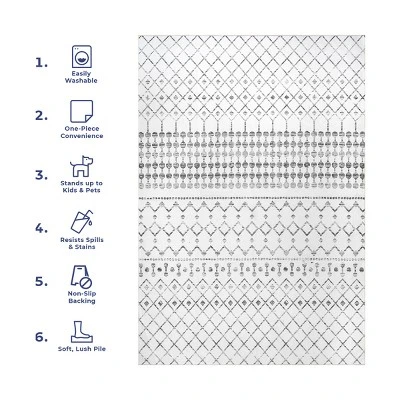 NuLOOM Moroccan Blythe Machine Washable Area Rug - Image 11