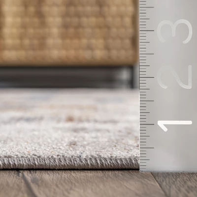 NuLOOM Mindy Faded Contemporary Tiles Fringe Area Rug - Image 2